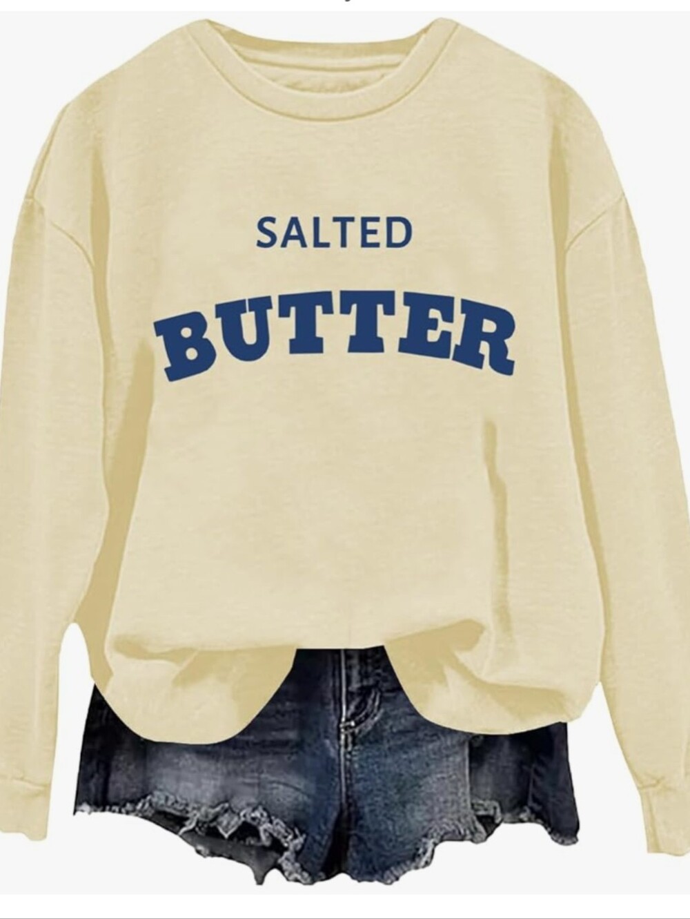 Salted Butter Crewneck Sweater - Butter Yellow | Women's Small